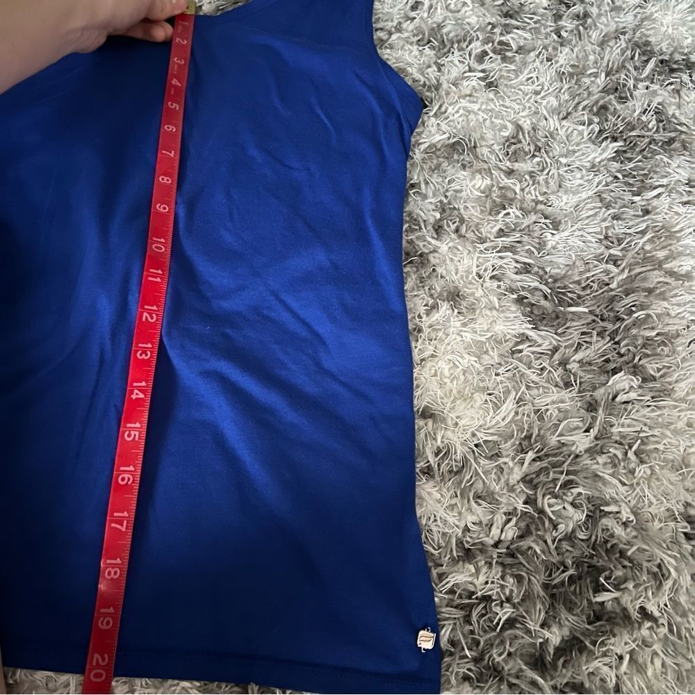 Fabletics Blue Open-Back Tank Top size small - Picture 6 of 6